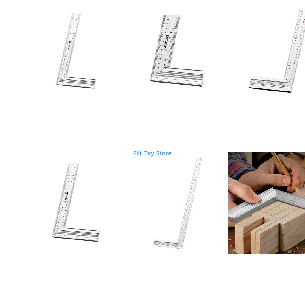 Home Improvement Mark - F92C Aluminum Square Ruler For Marking