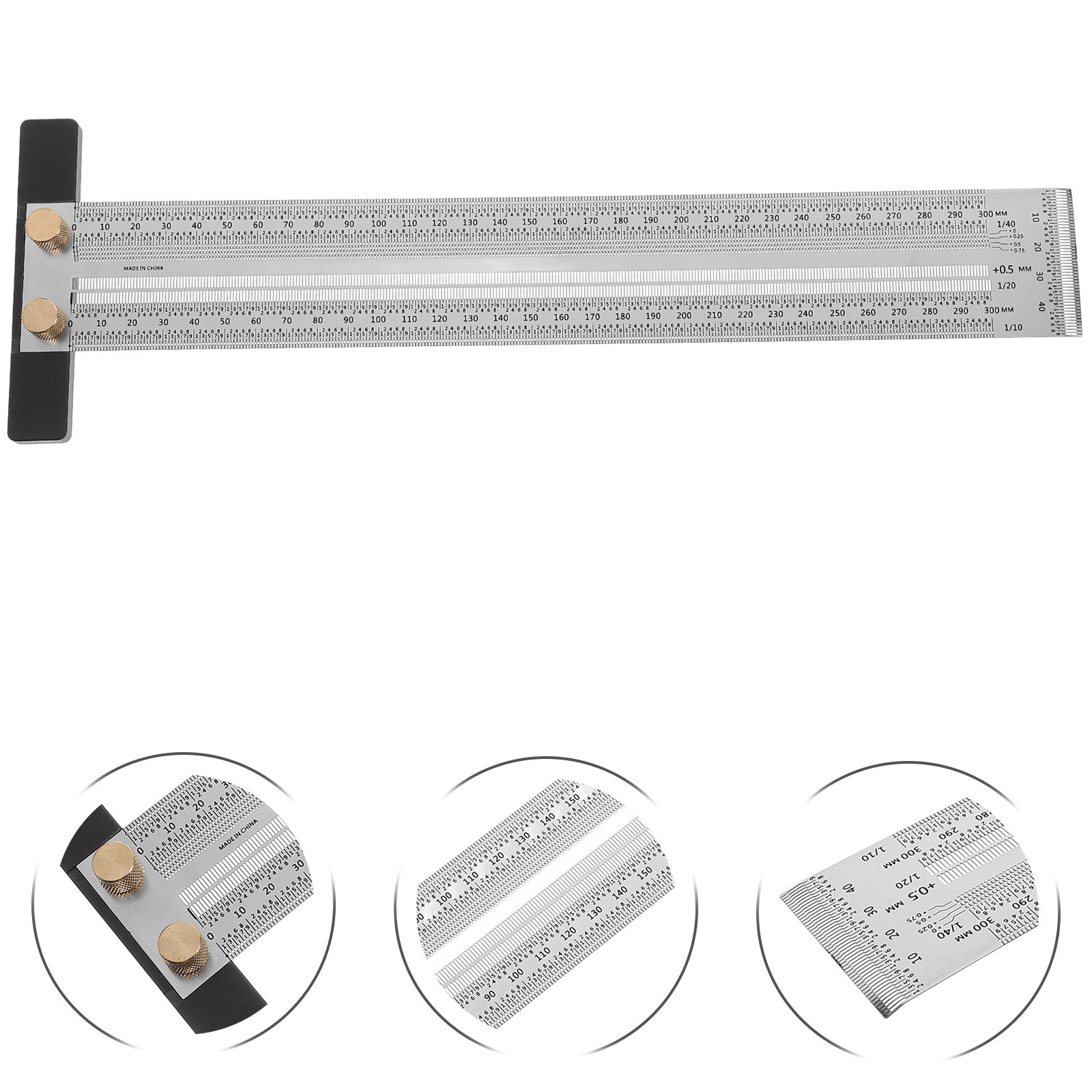 T-Square Woodworking Ruler 300 - Home Improvement Mark ulasan dan harga