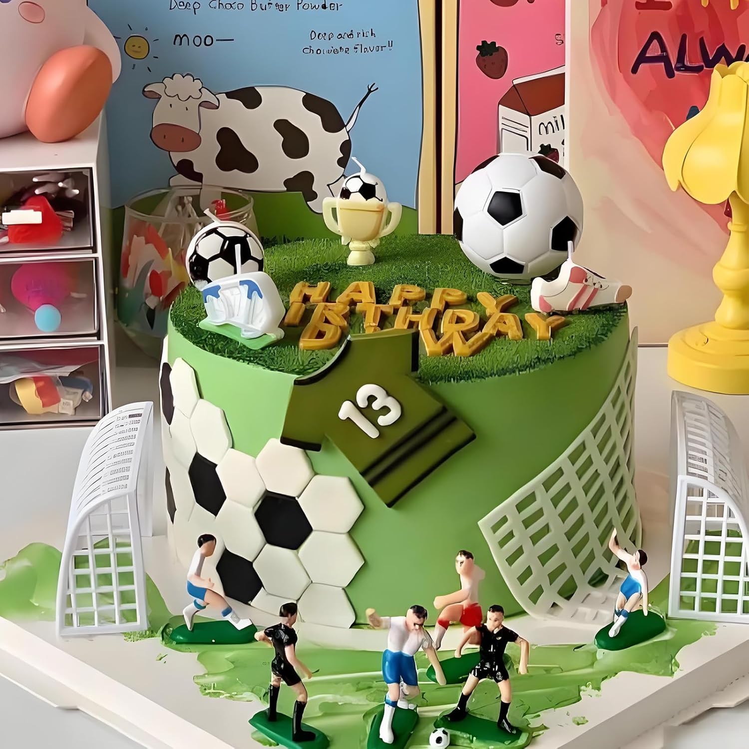 4PCS Football Themed Cookie Cu - Home Improvement Supplies ulasan dan harga