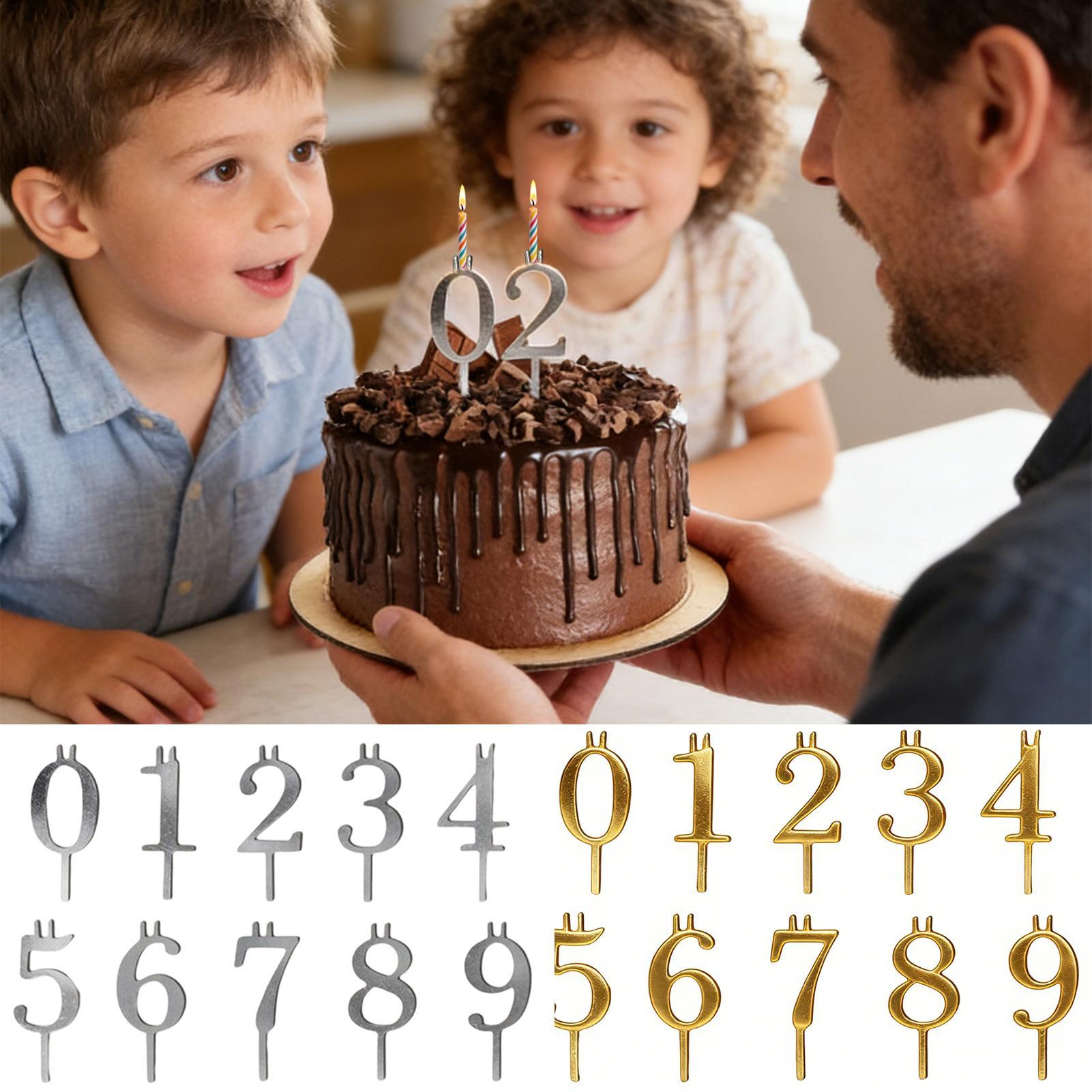 10pcs 0-9 Number Cake Toppers  - Home Improvement Supplies ulasan dan harga