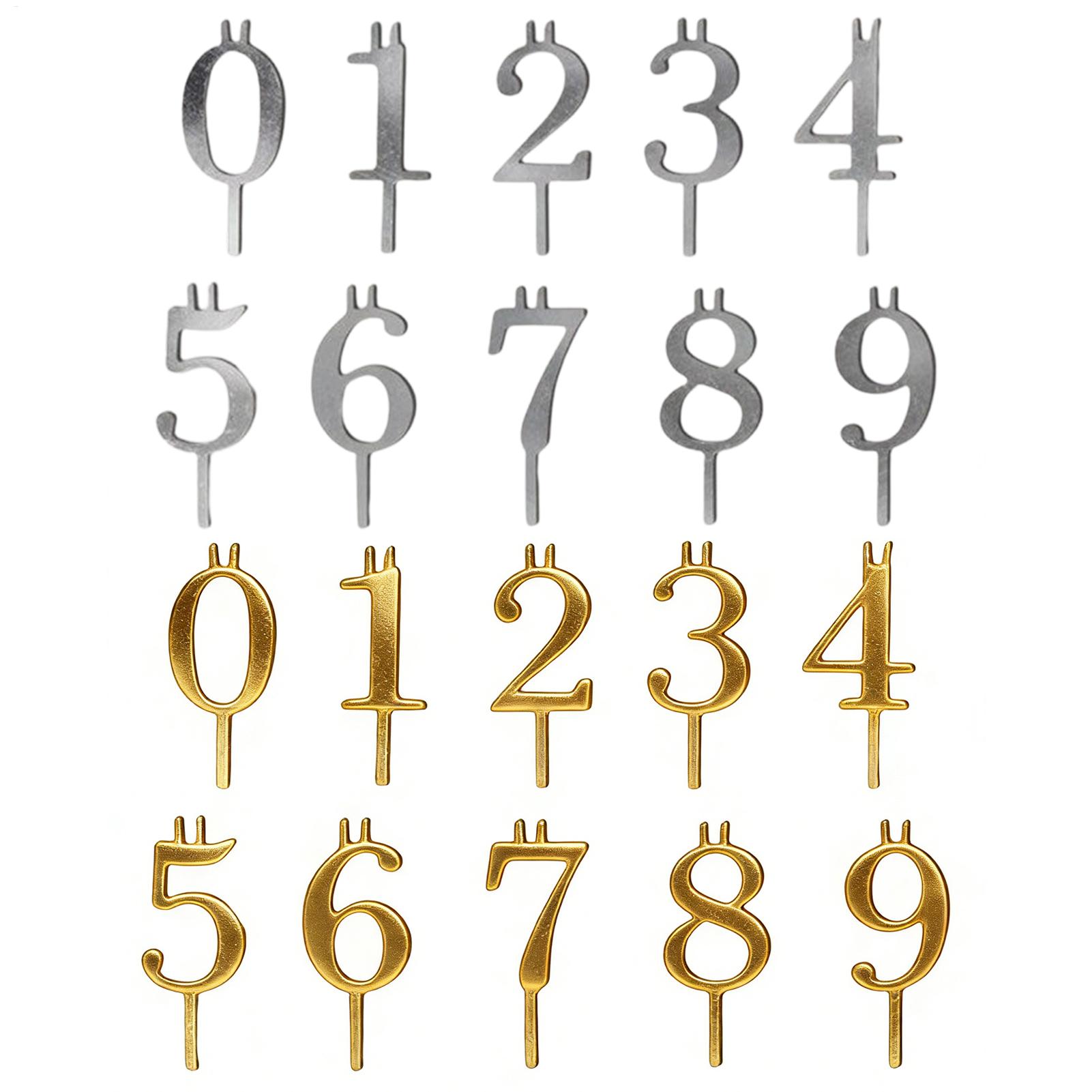 10pcs 0-9 Number Cake Toppers  - Home Improvement Supplies ulasan dan harga
