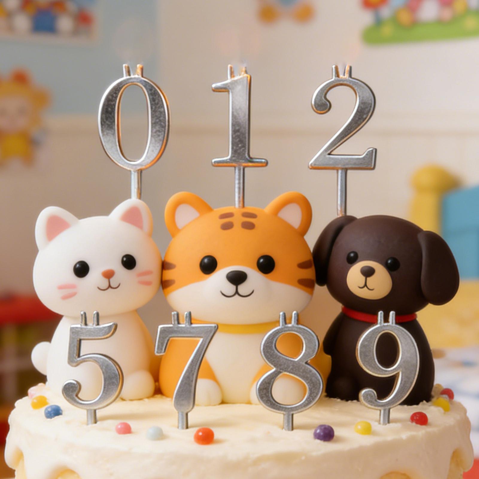 10pcs 0-9 Number Cake Toppers  - Home Improvement Supplies ulasan dan harga